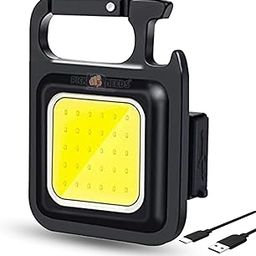Pick Ur Needs Rechargeable LED USB Emergency Torch Mini Cute Pocket Keychain Lantern Light Magnet with Folding Bracket Bottle-1