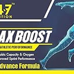 247 NUTRITION Max Boost Capsules | Supercharge Athletic Performance | Extreme Energy Supplement for Running, Cycling and Swimming | Recovery Supplement (60 Capsules)-image-0