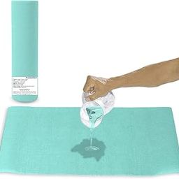 KosmoCare Hygiene Protective Sheet (30 x 50cms) - 40 sheets per roll | Perforated disposable sheets for babies or Elder People | Baby Feeding Sheet | Matress Protector | Oil Absorbing Sheets Color : Green-image-55