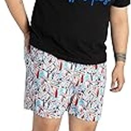 Mens Off White Plus Size Boxers-33
