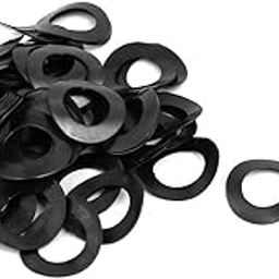 uxcell 12mm Fitting Dia Carbon Steel Compressed Type Curved Spring Washer 100pcs-picture-29