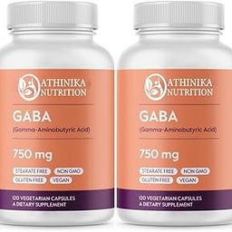GABA 750mg per Capsule (240 Vegetarian Capsules) (120 x 2) - No Stearates - No Fillers - Vegan - Gluten Free - Non GMO-image-54