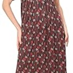 Kaif Relax WEAR Feeding Dress for New Moms | Cotton Maternity Nighty | Zipless Nursing Gown with Pull-Up Access | Ankle Length Pregnancy Wear | Pre & Post Maternity Gown-image-77