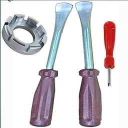 Neemo 3-Piece Spoke Wrench Tool Set with Steel Wrenches and puncture repair liver +wall opener tool-image-6