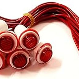 Erh India 12 Pcs Neon Light Bulb Panel Indicator Plastic Body Red Color Light Lamp 220v-240v AC for Industrial Control Systems, Electrical Panels, Automotive Applications etc.-picture-6
