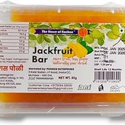 Jackfruit Bars, Handcrafted in Konkan Maharashtra, Naturally Sun-Dried, High Pulp Low Sugar 80g x 3 packets-image-34