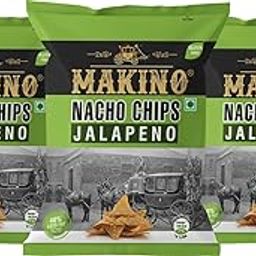 Makino - Nacho Chips Jalapeno Flavour 60 Gram | Tortilla | Healthy | Tasty Savoury Snack | Delicious Nacho Chips | Low Calorie - Pack of 3-27