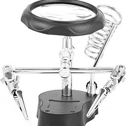Tyenaza Auxiliary Clamp Magnifier & LED Work Bench Light, Ideal for Home Appliance Repair, Carving Laboratory Jewelry and Jade-image-58