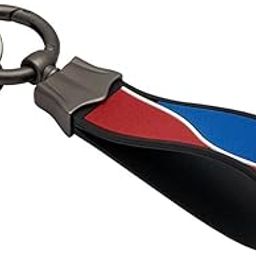 KEYCARE Duo style textured key chain for car keys (Red/Blue)-image-54