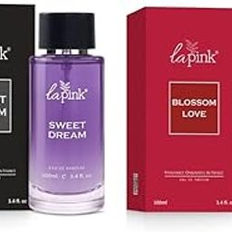 La Pink Sweet Dream & Blossom Love EDP Perfume Combo Pack | French Eau de Parfum Long Lasting Luxury Fragrance Gift Set | For Office, Casual & Evening | 100ml each-81