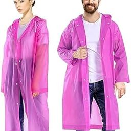 Waterproof Unisex Raincoat Poncho with Hood | Full Sleeves Outdoor Rain Wear for Men, Women, Boys & Girls | Ideal for Camping, Hiking & Travel-image-56