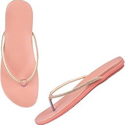 Fashionable And Comfortable Stylish T Strap Flat Sandal For Women's And Girls-image-33