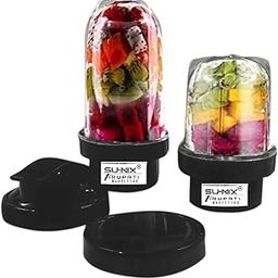 Su-mix Best Origional Super Bullet Jar Set for Mixer Grinder 2 Jar (530 ML 350 ML) with Gym Sipper Cap, Black.Company Since 1984 Manufacturing, Marketing & Servicing.-19