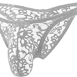 Men's Brief | G-String Design | Lightweight & Breathable | Night Underwear Hot Transparent Lingerie Innerwear for Men Regular Size (S, M,L)-image-92