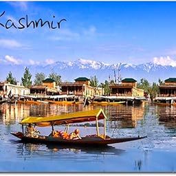 A ONE CREATIVES Souvenir Kashmir Wooden Fridge Magnet for Home Decoration, Kitchen Decor Accessories for Refrigerator Dream Destination Places firdge Magnets-image-28