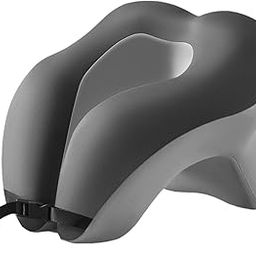 CALANDIS™ Head Support Neck Pillow Ergonomic U Shape Pillow for Airplane Home Car Gray | Travel Pillows | Travel Accessories-image-72