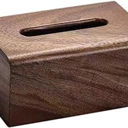 THE STYLE SUTRA Tissue Box Wooden Facial Paper Holder Rectangular for Office Countertop Desk 16x12x8.5cm-11