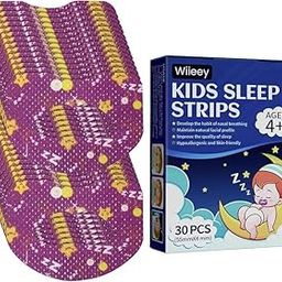 Mouth Tape for Kids Sleeping and Reduced Snoring, Kids Sleep Strips for Nasal Breathing, mouth sleep aid helps improve nose breathing, Skin-Friendly Mild Peeling Correct Mouth Breathing- 30pcs-23