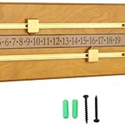 LOOM TREE® Snooker Billiard Score Board Foosball Shuffleboard Wall Mounted Scoreboard Yellow | Indoor Games | Billiards | Accessories & DÃƒ©co | Ball & Cue Racks-image-27