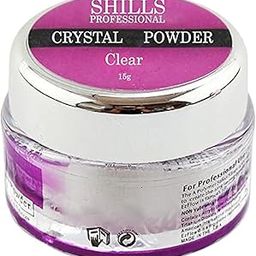 SHILLS PROFESSIONAL Nail Art Acrylic Powder Crystal Nail Art Tips Builder Acrylic Nail Powder 15G Clear-19
