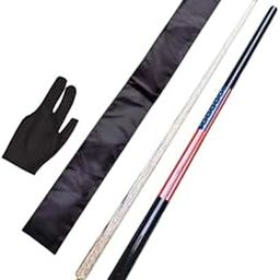 KBA Pool Billiard Snooker Cue Stick 9mm Tip Size with Black Cue Cover & Glove-picture-6
