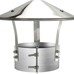 STYLEHEAVEN Chimney Cap Cover Outside Home Rain Cover Snow Protector Lid Roof Rain Guard Pipe Dia 11cm|Home & Garden|Home Improvement|Heating, Cooling & Air|Fireplaces & Stoves|Fireplaces & Stoves-image-32