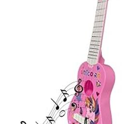 Toy Imagine Unicorn Toy Guitar for Kids – 17" Musical Toy Instrument with Smooth Tuning Knobs & Easy-to-Play Frets | Fun Learning Music for Girls & Boys (Pink)-12