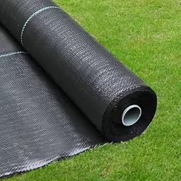 Mahira Premium Garden Weed Control Barrier Sheet Mat 1.20 Meter (4 Feet) x 80 Meter, Landscape Fabric 110 GSM Heavy Duty Weed Block Gardening Mat for Gardens, Agriculture, Outdoor Projects (Black)-image-59