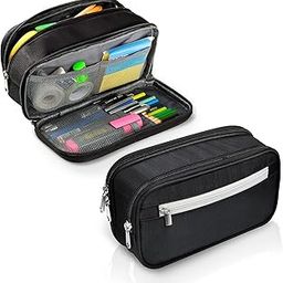 Storio Pencil Box Pouch for School Kids Girls & Boys Aesthetic | Cute Stationary Compass Box Case Organiser | Travel Organiser-image-43