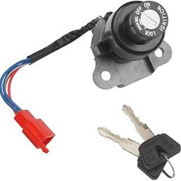 Deutsche Black Cylindrical Finish New Ignition Starter Lock Fit for Yamaha Libero (4 Wires) Switch Lock for Bike | 4 Pin-14