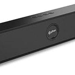 pTron Musicbot Evo 12W Bluetooth Soundbar Speaker 5.0 Mini Soundbar, 10Hrs Playback Time, Stereo Soundbar for Phone/TV/Laptop/Tablets/Projectors, Multi Modes Aux/TF Card/USB Drive & TWS Pairing(Black)-24