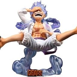 Blue Aura Monkey D Luffy Action Figure Gear 5 Height -15CM x 17CM Collectible for Anime Fans PVC Multicolour | Luffy Laugh-8