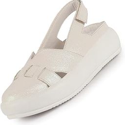 Women's Embellished Backstrap Height Enhancer Hook and Loop Slip on Shoes|Casual Shoe|Evening Party Shoe|Anti Skid Sole-image-4