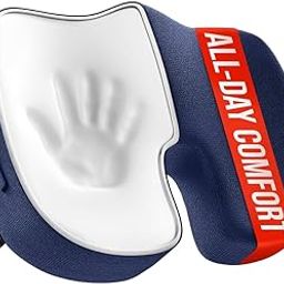 EASEFIT Orthopedic Coccyx Cushion Tailbone Support & Sciatica Pain Relief Hip Support Tailbone Pain Relief,Coccyx Seat Cushion (Blue, Pu Moulded Foam)-picture-14