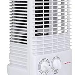 High-Speed Mini Tower Fan for Kitchen, Home & Office | 120-Degree Revolving Base with Speed Control | White | Virgin Plastic Body-image-20