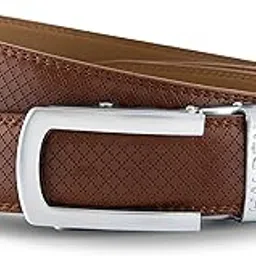 halden THEO Belts For Men (Adjustable Fits Up to 44 Inch Waist) Ratchet Straps, Unique Magnetic Auto-lock Buckle Branded Belts For Men Leather Original-picture-7