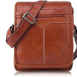 Men's Casual Shoulder Bag, Synthetic Leather Cross Body Bags with Ipad Compartment and Adjustable Shoulder Strap-image-98