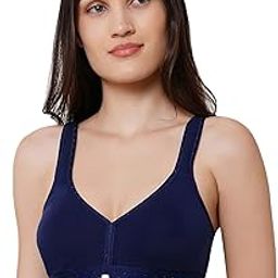 Women Non Padded Non-Wired Full Coverage Stretch Cotton T-Shirt Bra-image-41