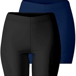 Half Tights Knee Shorts Skin Fitting Color Black and Navy Blue Lycra Fabric Stretchable Unisex Compression Wears Mutlisports Combo Pack of 2 pcs-picture-15