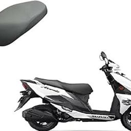 Ask Suzuki Avenis 125 Scooty Seat Cover Protect from Rust and Dust, PU Leather Waterproof Durable Seat Cover Suzuki Avenis 125 (Black)-image-99