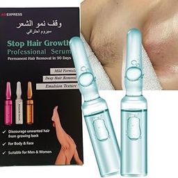 ZeroPathy 90-Day Herbal Hair Vanish Treatment 2ml x 10 Ampoule | External Use Only Organic Hair Stop Cream for Face, Bikini, Chin, Body & Underarm | Apply After Waxing, Shaving or Threading-image-59