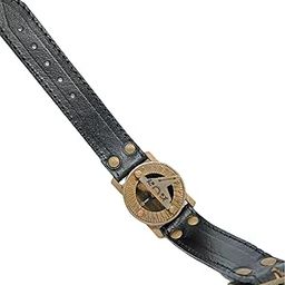generic Nautical Sundial Compass with Leather Band - Retro Antique Wrist Watch Compass-picture-20