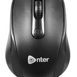 Enter Clickmate Wireless Mouse, 2.4 Ghz with USB Nano Receiver, 1600 Adjustable DPI Optical Tracking, Compatible with PC & Laptop (Black)-25