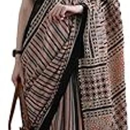 Women's Hand Block Print Jaipuri Cotton Mulmul Saree with Blouse Piece | Cotton Saree For Women & Girls-picture-50