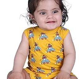 Baby Boys Classic Fit Cotton Blended T-Shirt and Short Set | Light Yellow | 9-12 Months | KIDS13122-image-45