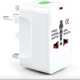 Ziloqa Worldwide Universal International Travel Adapter with 125V 6A, 250V Electrical Protected Plug (Without USB)-24