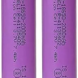 Tektown 3.7v 2000Mah Ni-MH Lithium-Ion Batteries Li-Ion Batteries Rechargeable Battery Light, Bluetooth Speaker, Trimmer, Lap-top, Battery Student Project (Pack of 2)-image-76