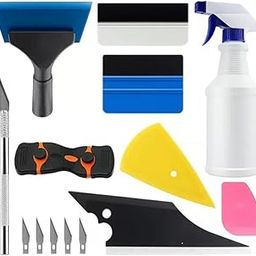 14PCS Car Window Tint Application Tool Kit - Complete Car Tint Film & Vinyl Wrap Installation Kit with Squeegees, Cutter, and 500ml Spray Bottle - Professional & DIY Auto Detailer Set-picture-22