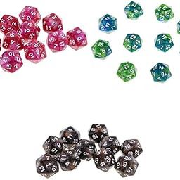 TRENDYNEST® 30pcs 20 Sided Dice D20 Polyhedral Dice for Table Games | Toys & Hobbies | Games | Role Playing Games | Accessories-image-23
