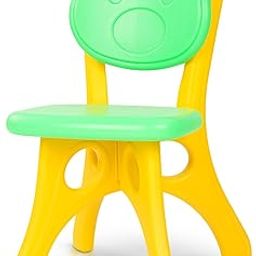 BAYBEE Baby Chair Strong & Durable Plastic Chair for Kids Home School Study, Portable Activity Chair for Children,Kids,Baby (Weight Handles Upto 100 Kg) (Green)-image-99
